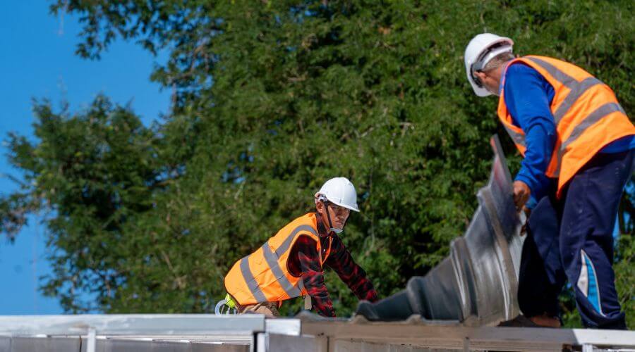 Professional metal roof installation in Plymouth, MI